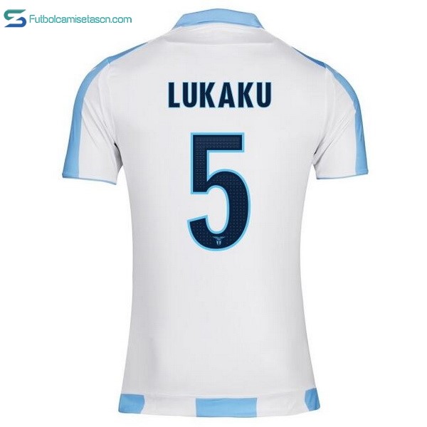 Camiseta Lazio 2ª Lukaku 2017/18